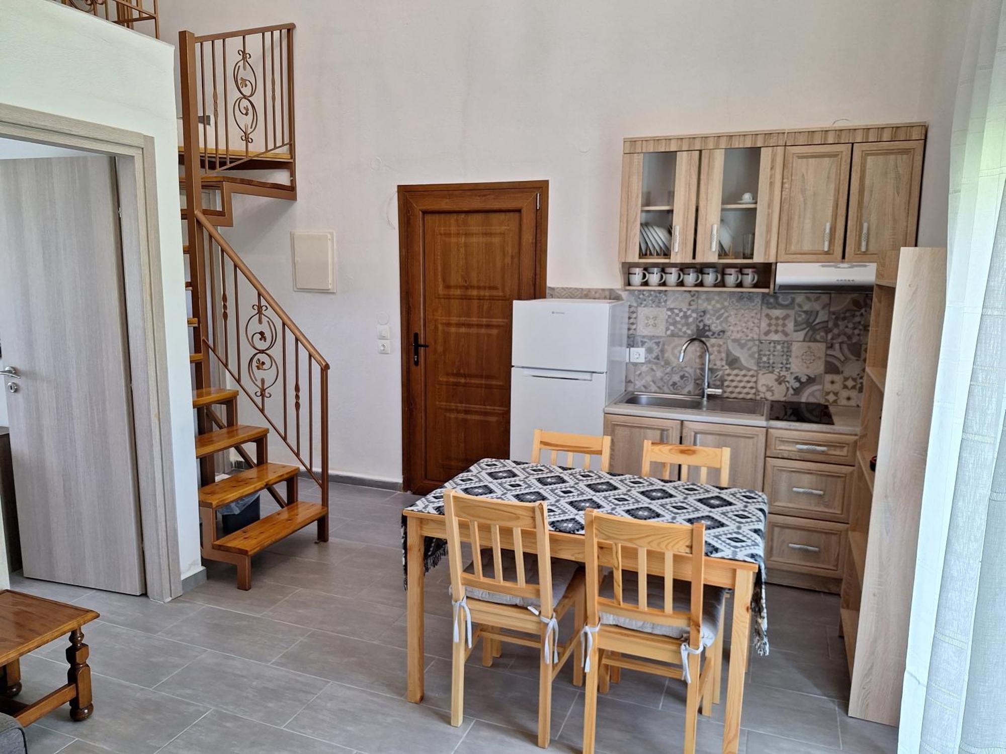 Apartmán To Petrino Spiti Posidi Exteriér fotografie